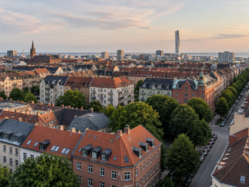 Malmö stadsvy